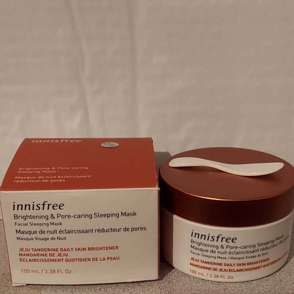Innisfree Brightening & Pore-Caring Facial Sleeping Mask 3.38 fl oz  100ml 12/26